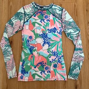 Maaji Multicolor Tropical Long Sleeve Rashguard